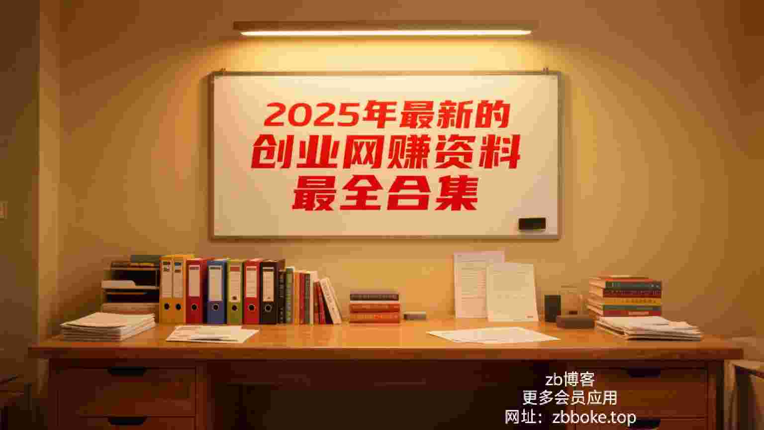 2025年最新的创业网赚资料 包含网络 实体 虚拟 最全合集-zb博客