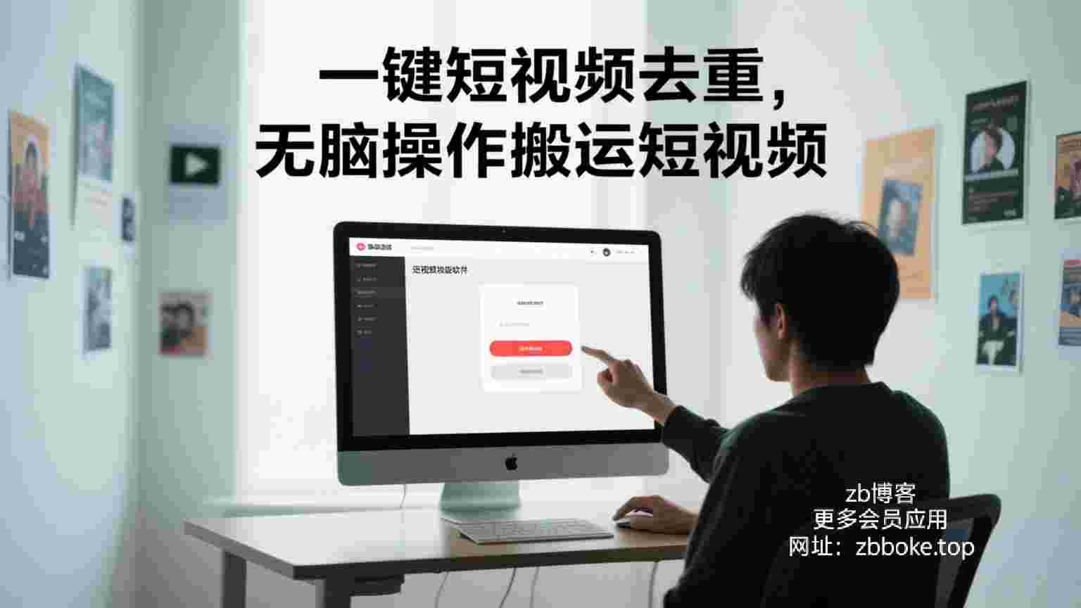 一键短视频去重 无脑操作搬运短视频-zb博客