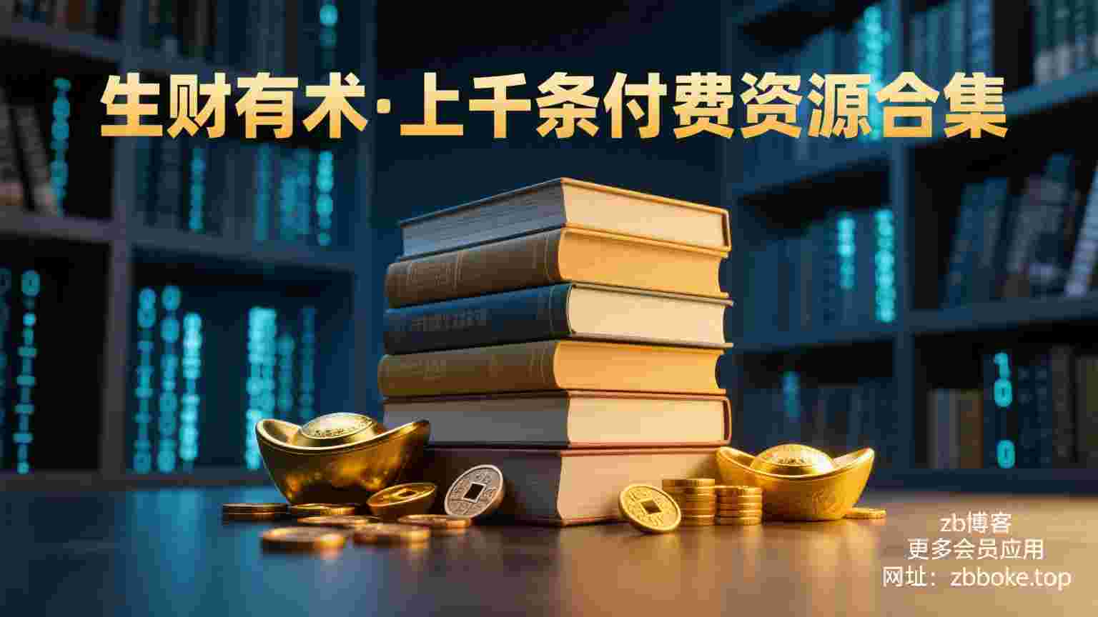 生财有术 上千条付费资源合集-zb博客