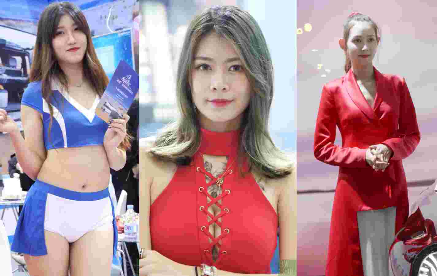 4K超清车展车模合集,79部精选近距离怼拍,美颜美胸美腿全暴击-zb博客